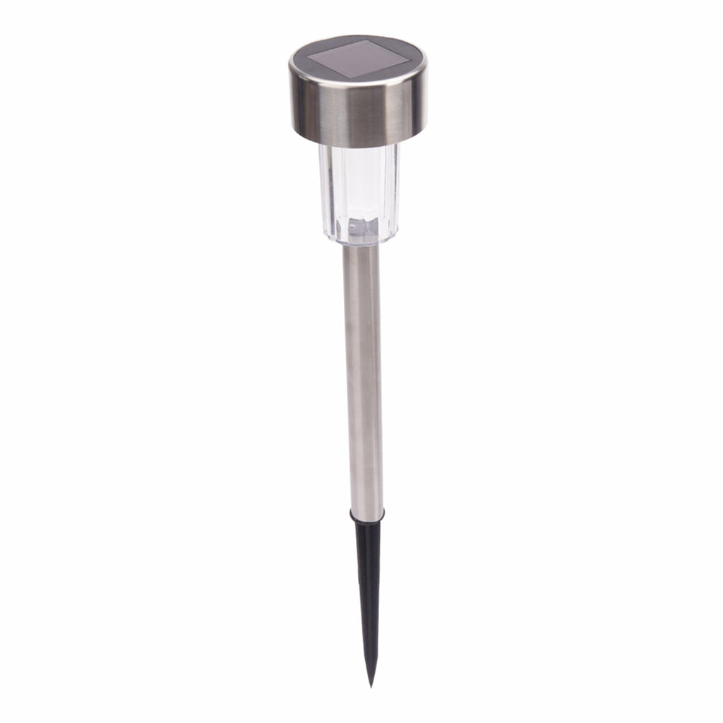 10pcs 5W High Brightness Solar Power LED Lawn Lamps with Lampshades White & Silver