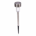 10pcs 5W High Brightness Solar Power LED Lawn Lamps with Lampshades White & Silver