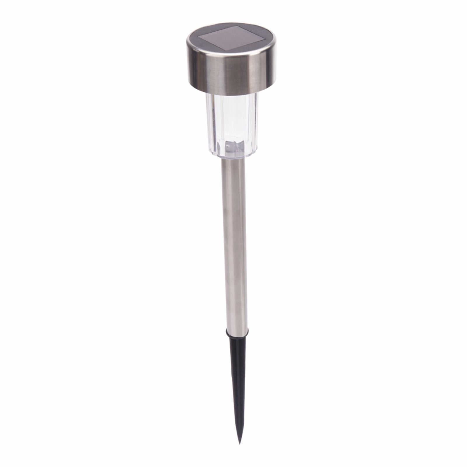 10pcs 5W High Brightness Solar Power LED Lawn Lamps with Lampshades White & Silver