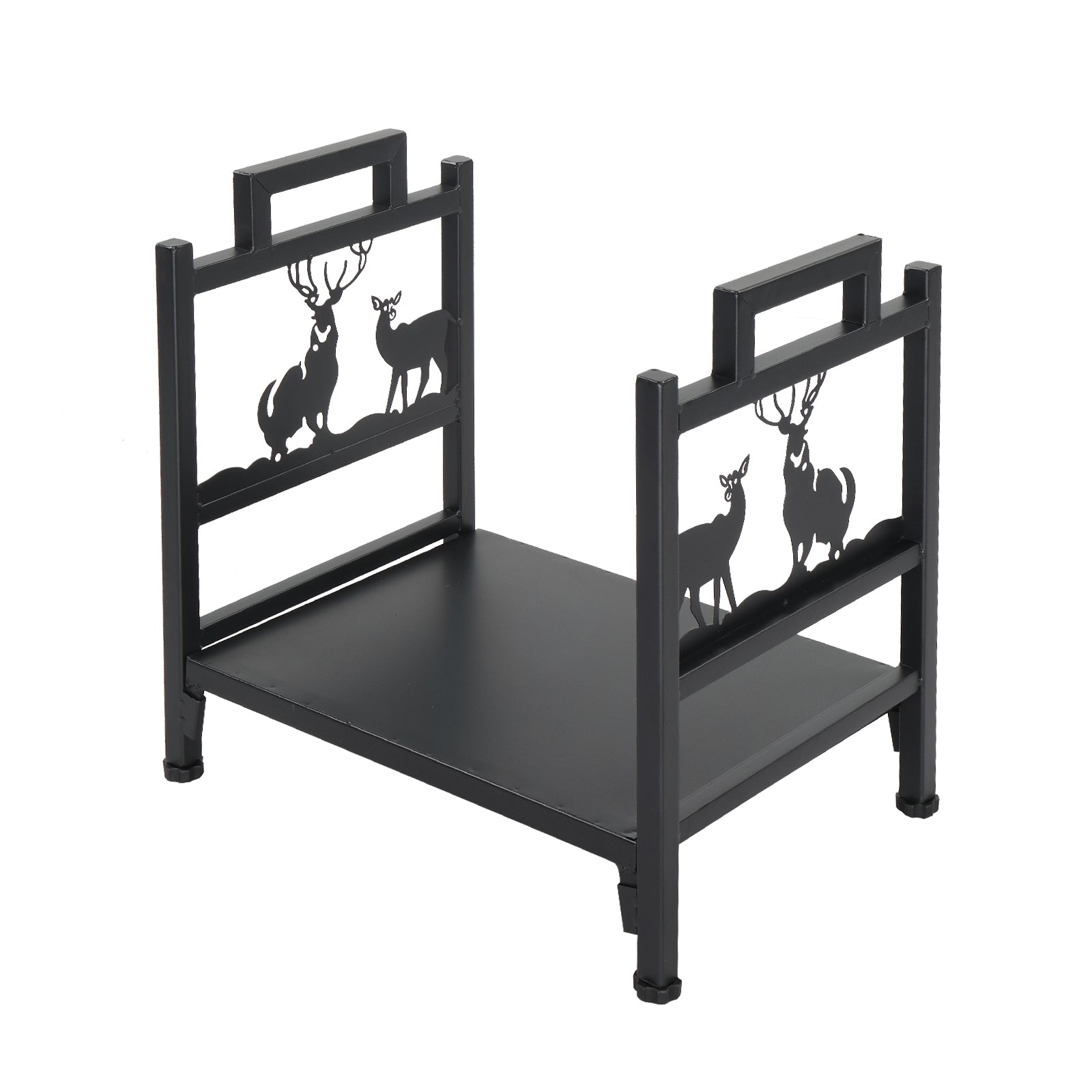 Single Layer Firewood Holder With Animal Pattern