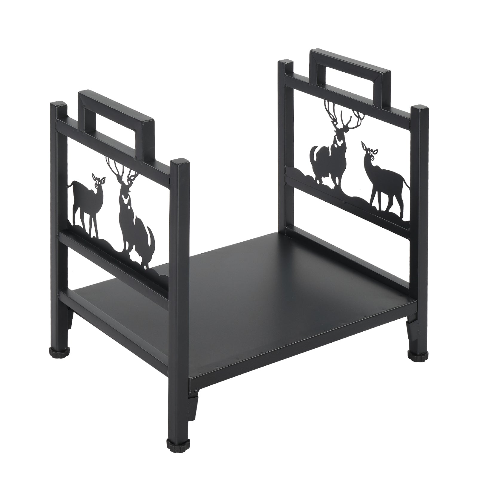Single Layer Firewood Holder With Animal Pattern
