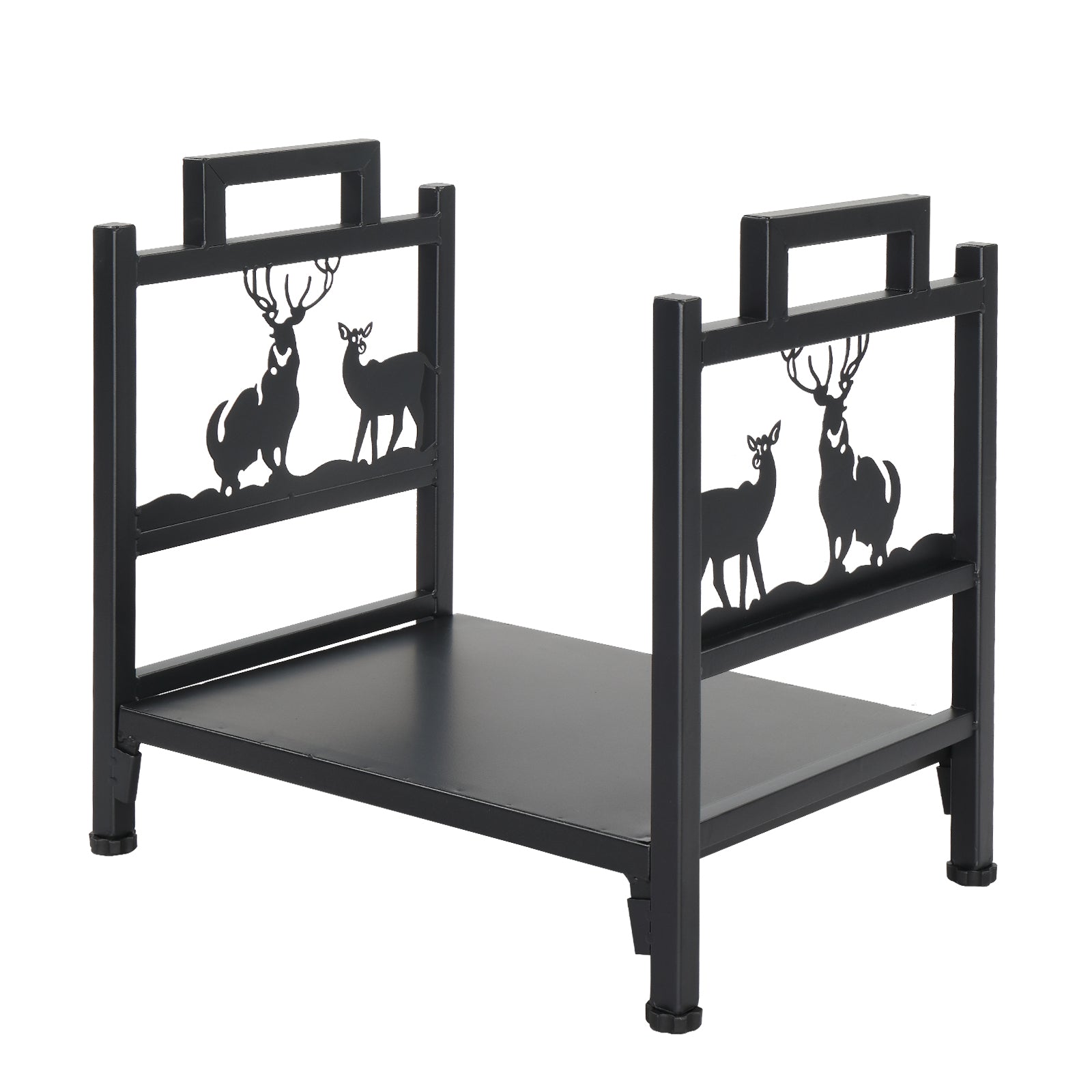 Single Layer Firewood Holder With Animal Pattern