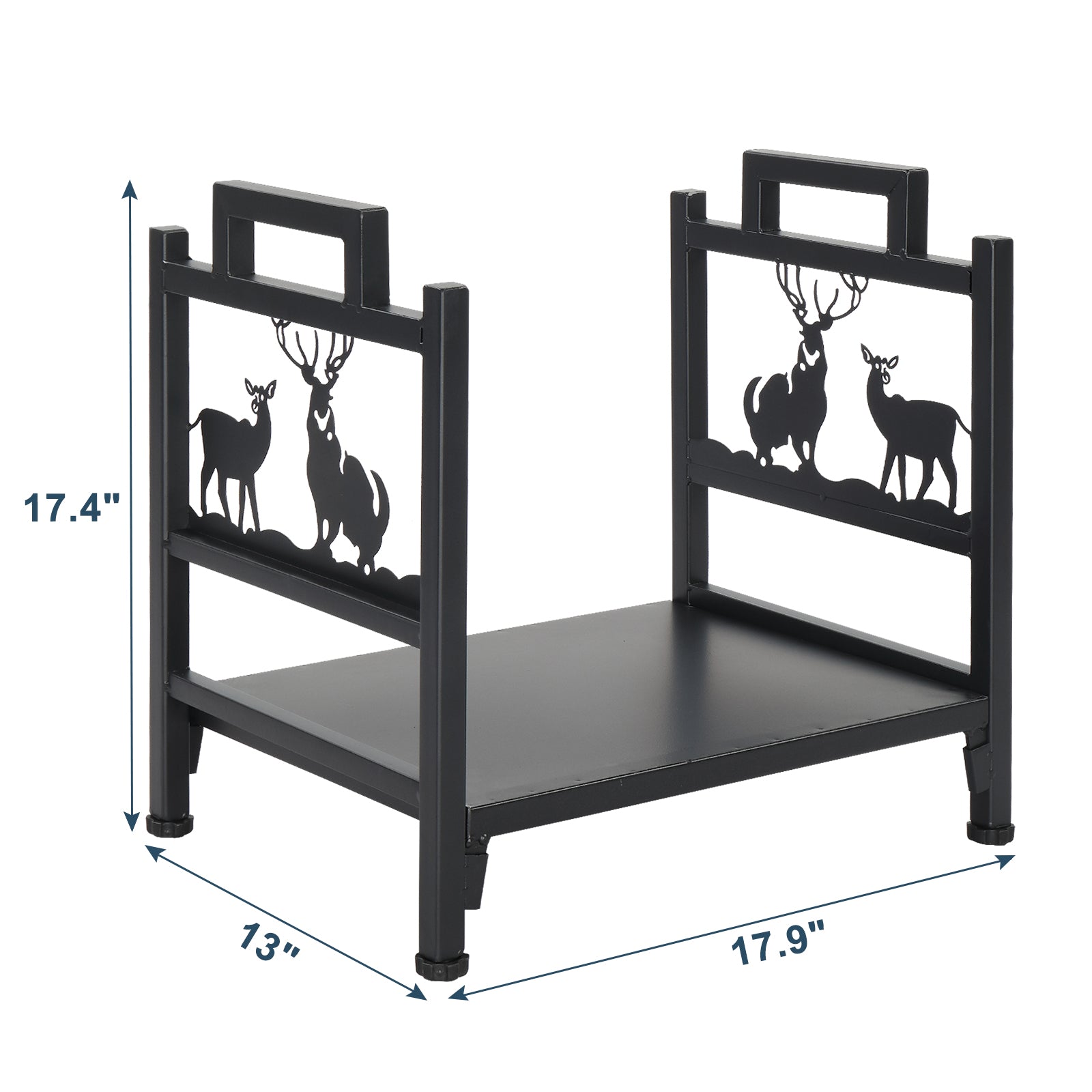 Single Layer Firewood Holder With Animal Pattern