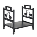 Single Layer Firewood Holder With Animal Pattern