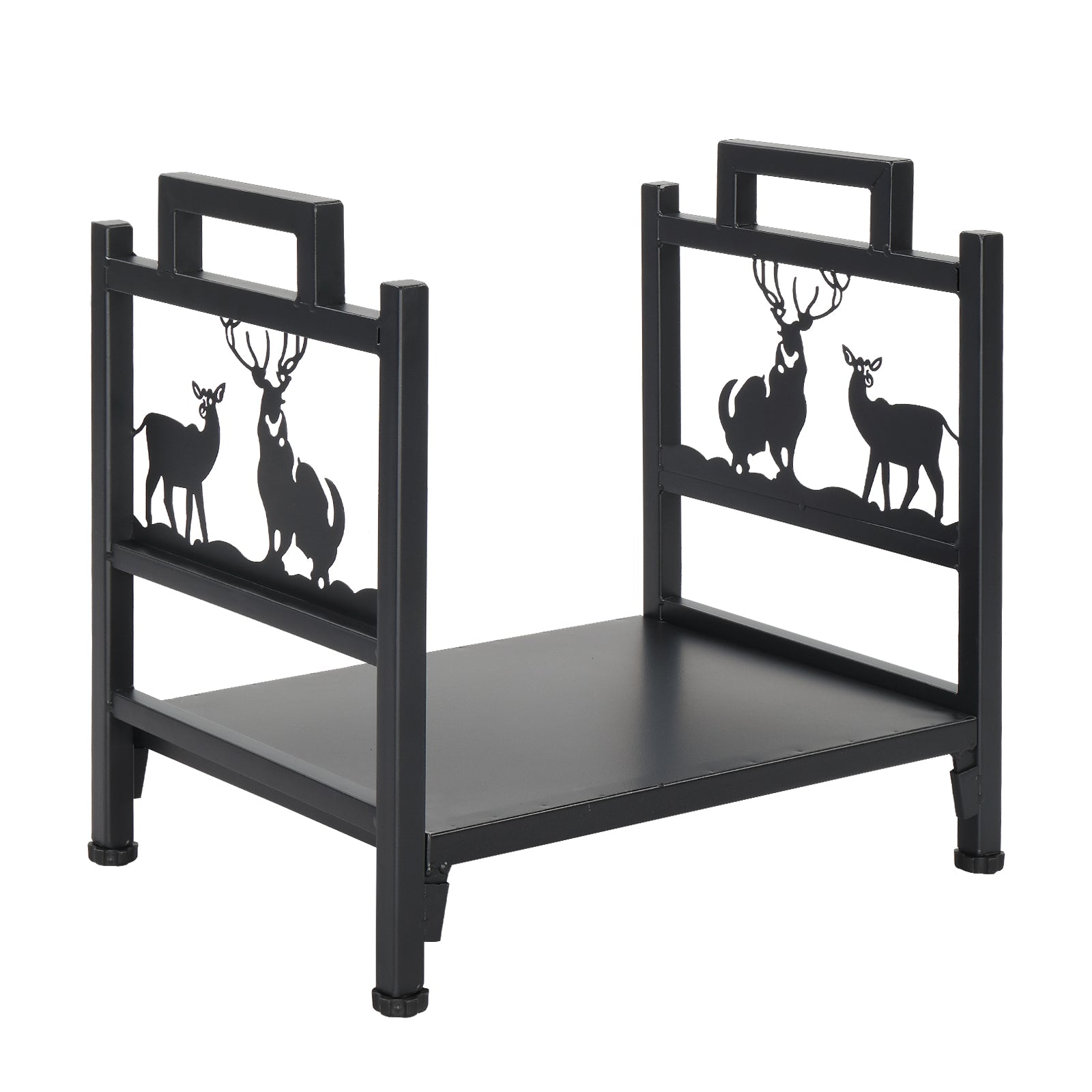 Single Layer Firewood Holder With Animal Pattern