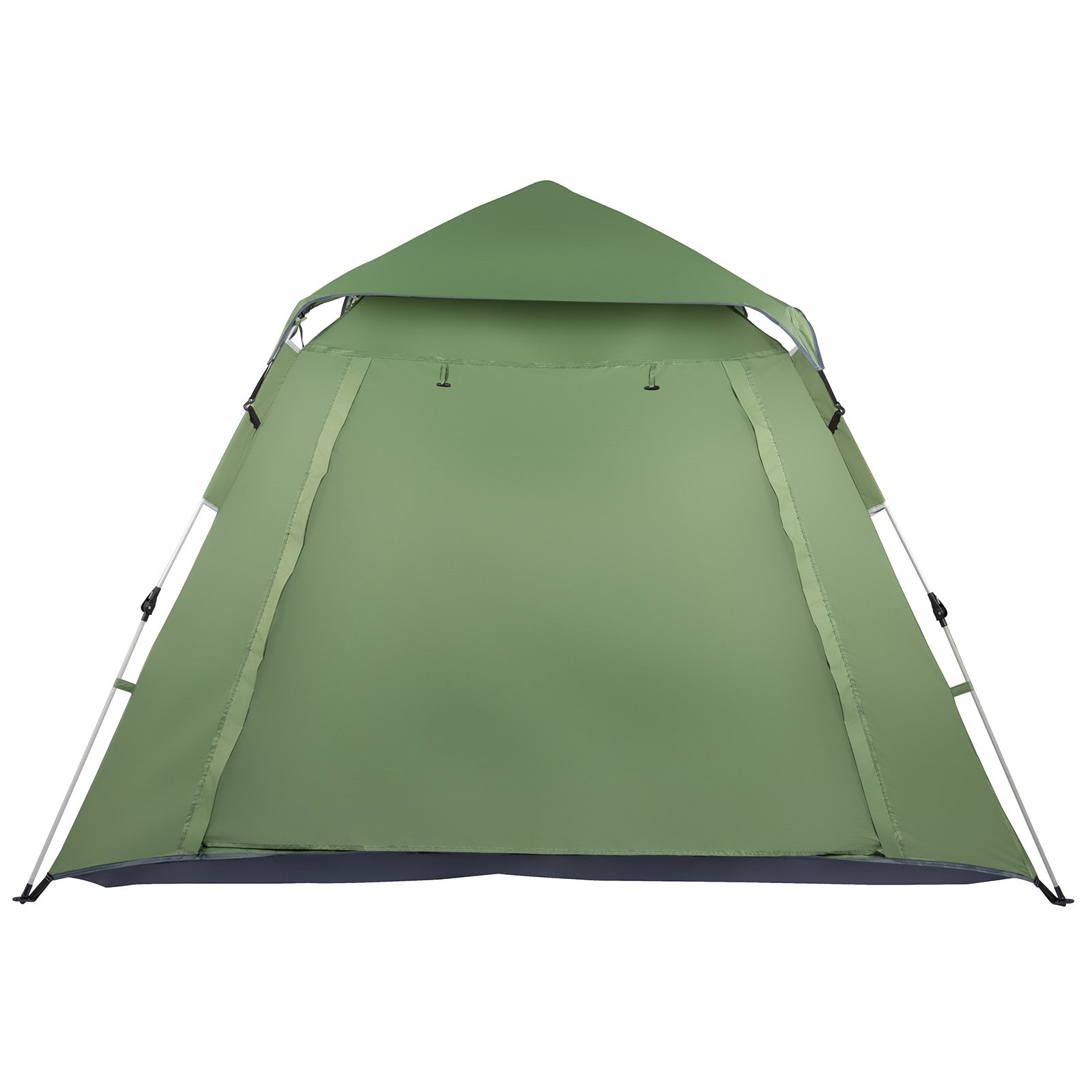 240*240*150cm Spring Quick Open Four-Person Family Tent Camping Tent Green