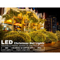 9.8*6.5FT Christmas Mesh Net Light,360 LED Net Light with 8 Modes&Remote,Connectable Net String Christmas Lights for Garden/Bushes/Indoor Outdoor/Curtain/Fairy/Wall/Party/Wedding/Xmas Tree Decorations