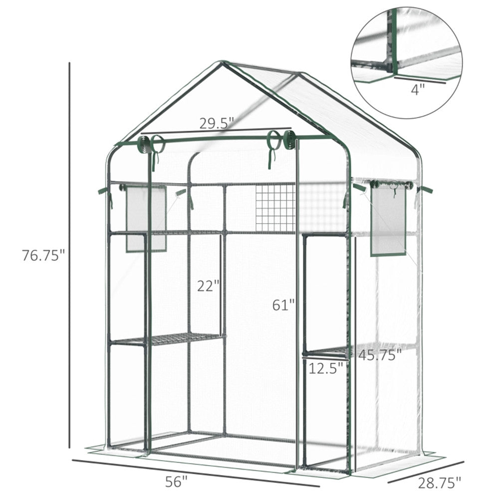 Walk-in Mini Greenhouse ( Amazon Shipping)（Prohibited by WalMart）