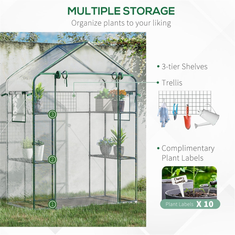 Walk-in Mini Greenhouse ( Amazon Shipping)（Prohibited by WalMart）