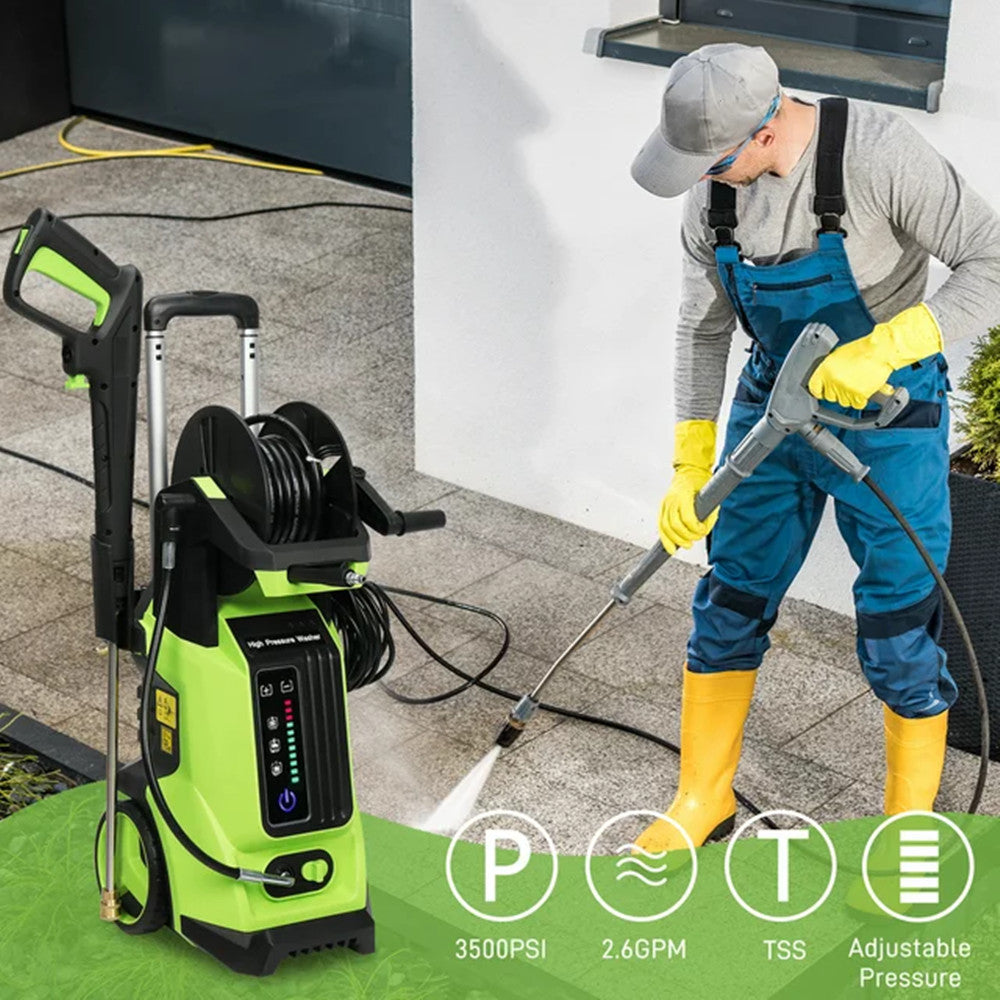 110V,3800PSI 102A 110V,3800PSI,1800W high pressure cleaner Green