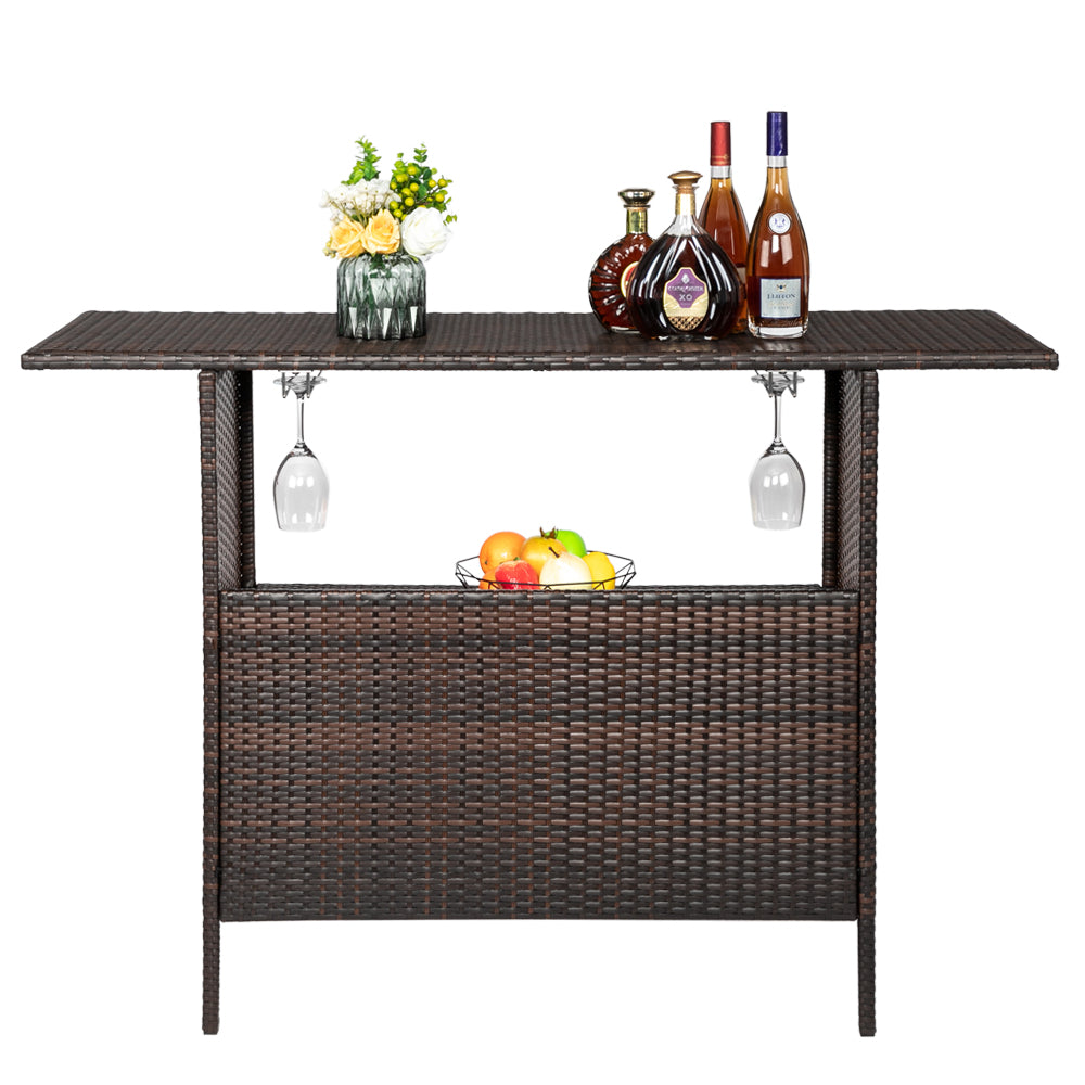 Modern Stylish And Beautiful Bar Table Brown Gradient