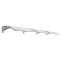 [Same Code：87756300]HT-300 x 100 Household Application Door & Window Rain Cover Eaves Transparent Board & Gray Holder