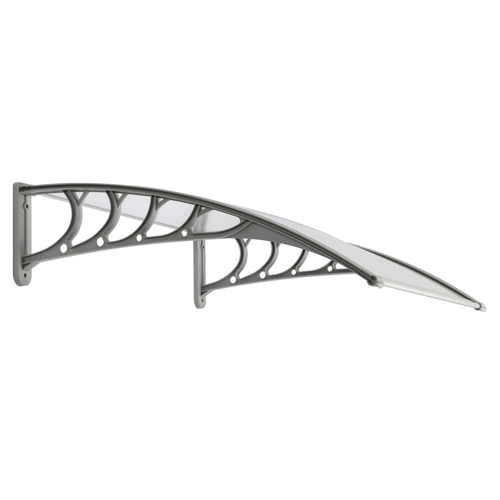 [Same Code：84275143]HT-100 x 96cm Household Application Door & Window Rain Cover Eaves Gray Holder