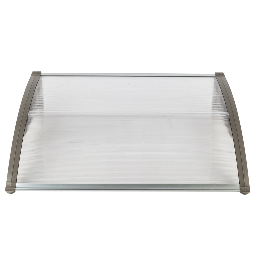 [Same Code：31072821]HT-100 x 80 Household Application Door & Window Rain Cover Eaves Canopy White & Gray Bracket