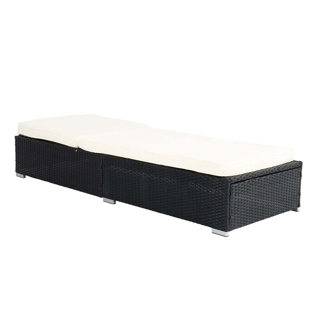 Three-Piece Flat Bed Black Four-Wire