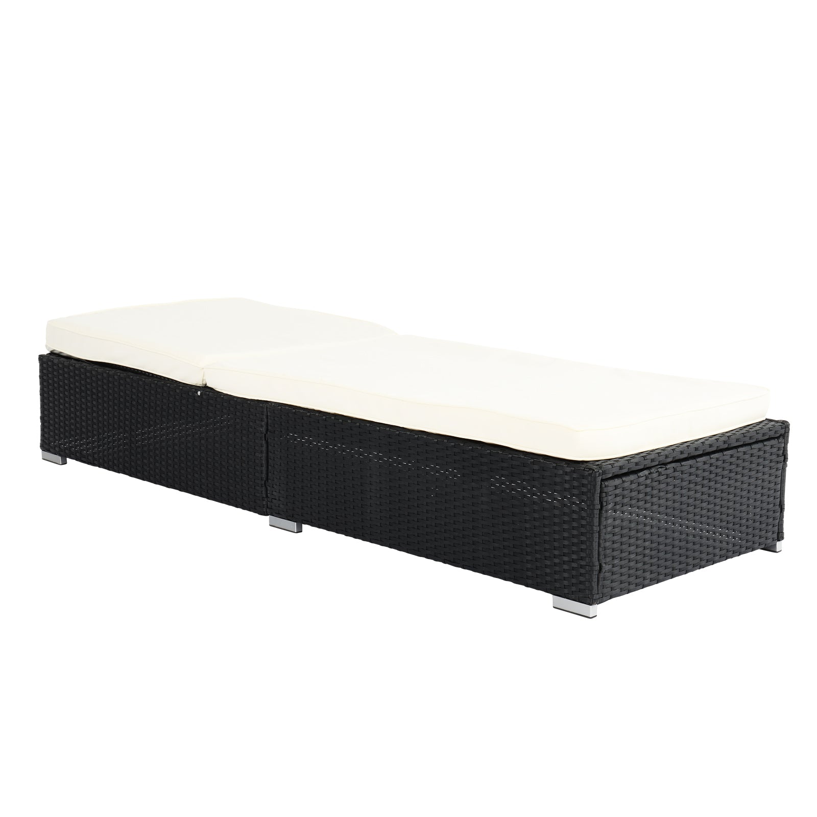 Three-Piece Flat Bed Black Four-Wire