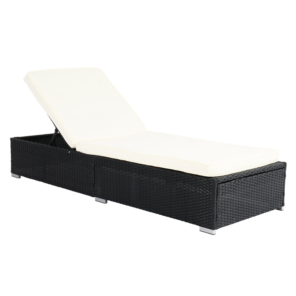 Three-Piece Flat Bed Black Four-Wire