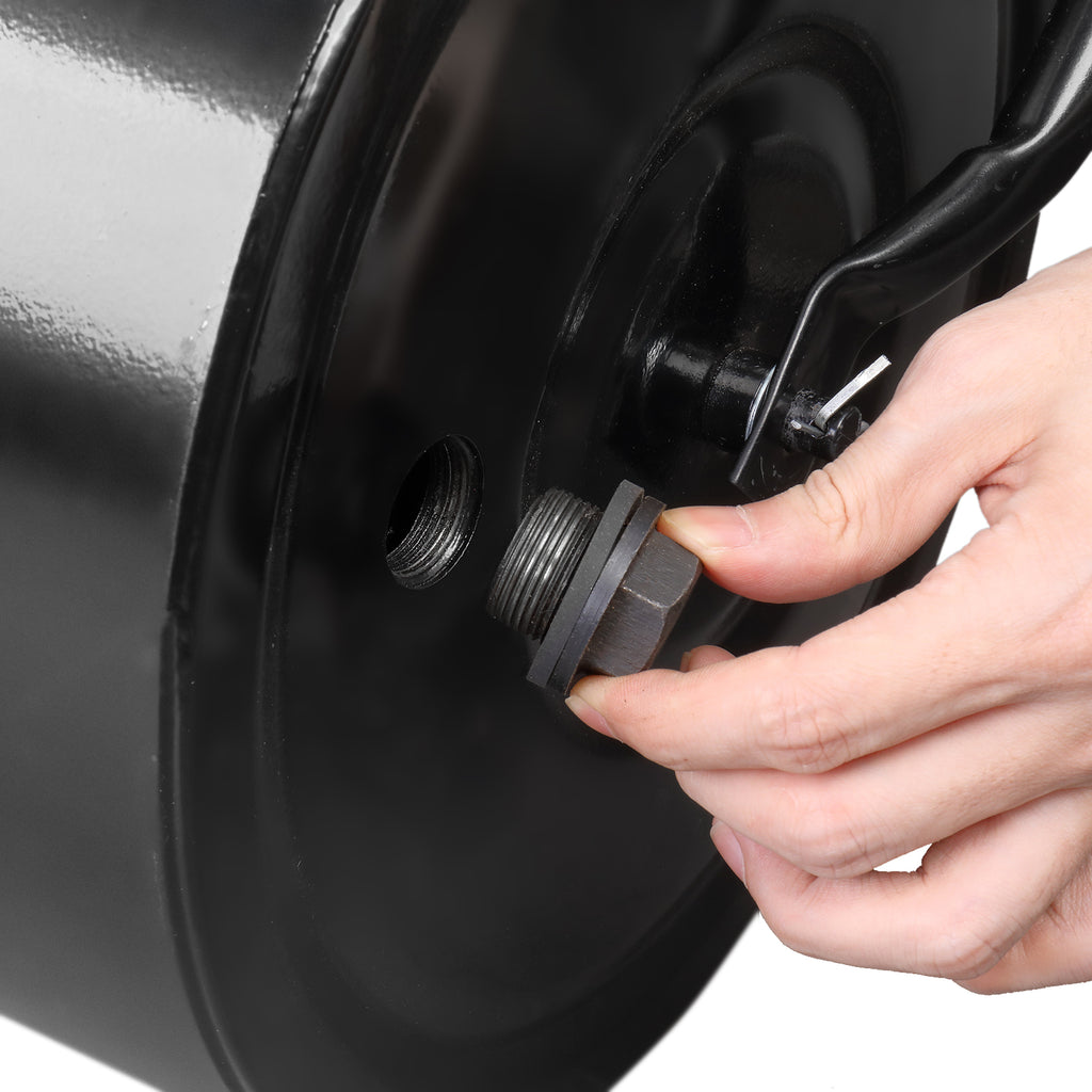 19.5in  Lawn Roller Iron Cylindrical Black (same as 67823001)