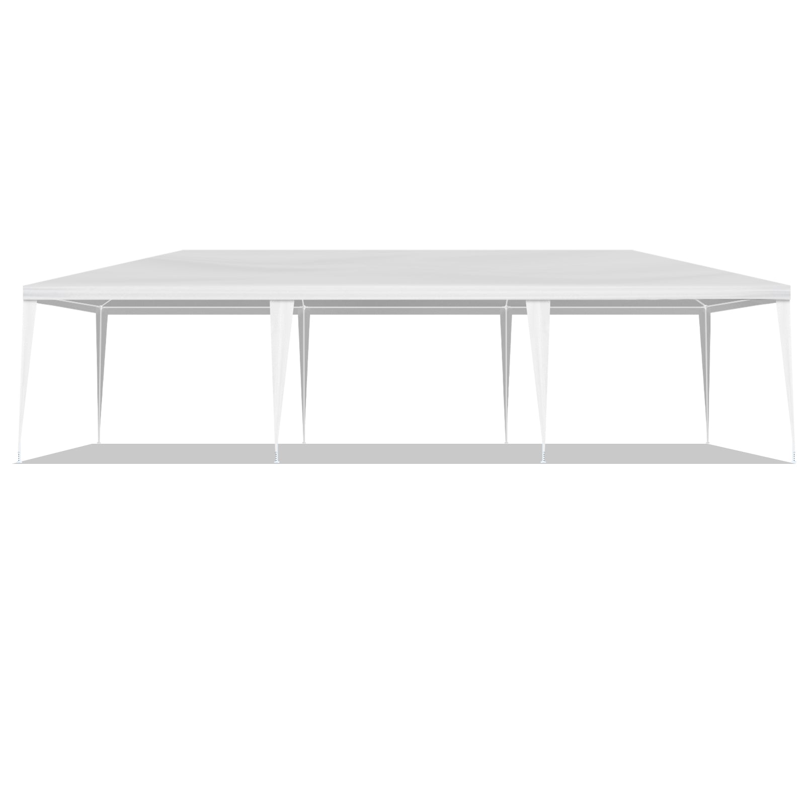 10'x30' Outdoor Party Tent with 8 Removable Sidewalls, Waterproof Canopy Patio Wedding Gazebo, White