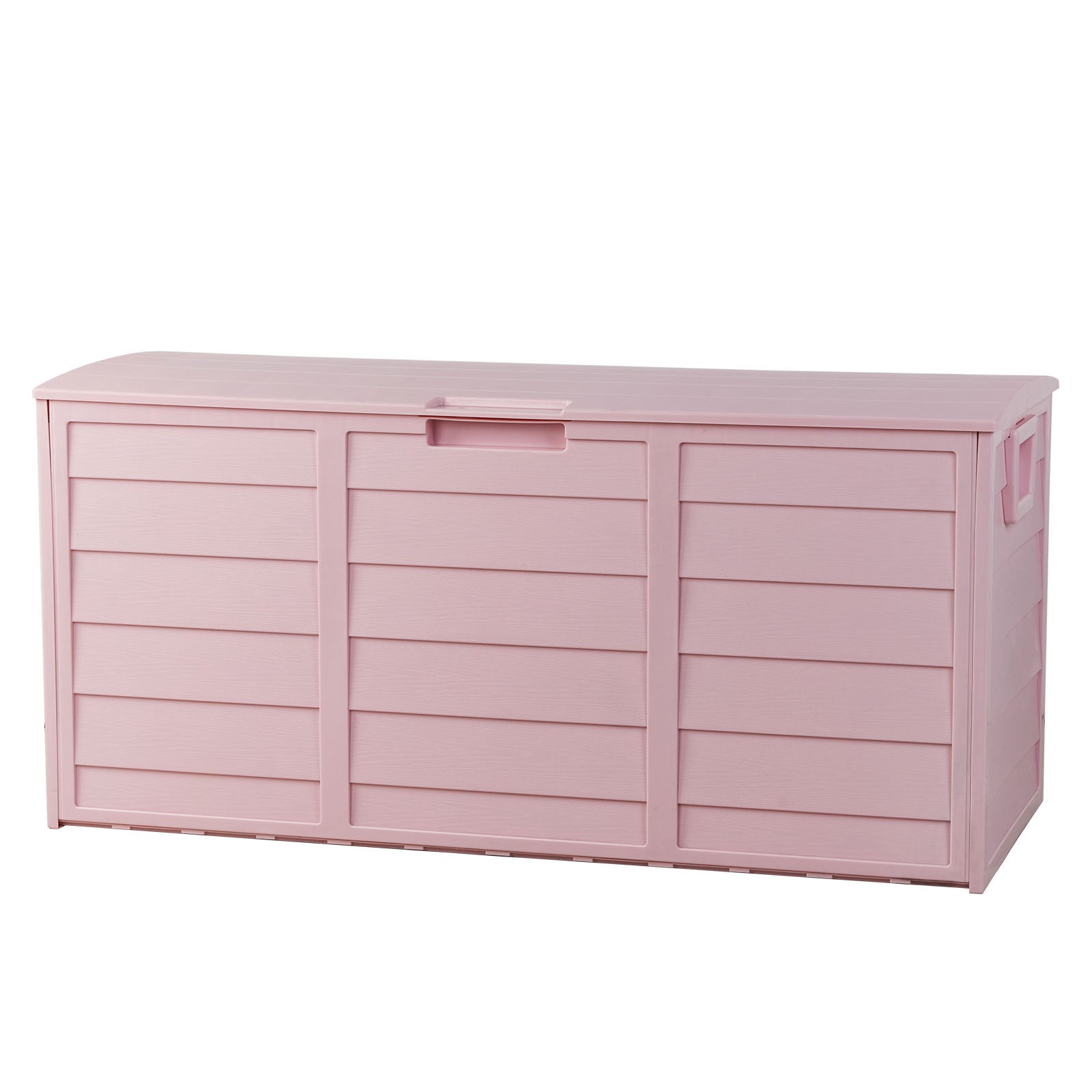75gal 280L Outdoor Garden Plastic Storage Deck Box Chest Tools Cushions Toys Lockable Seat