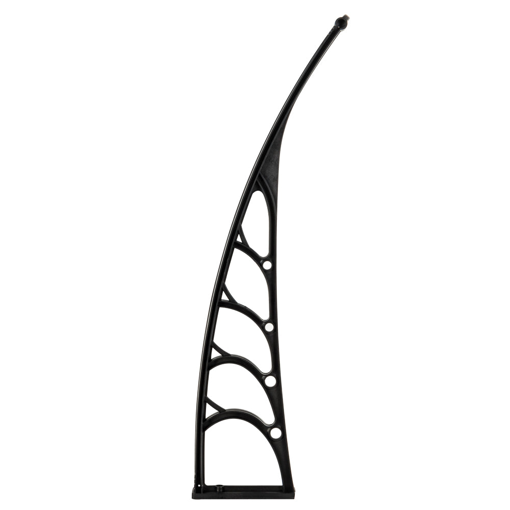 [Same Code：41643121]HT-200 x 100 Household Application Door & Window Rain Cover Eaves Brown Board & Black Holder