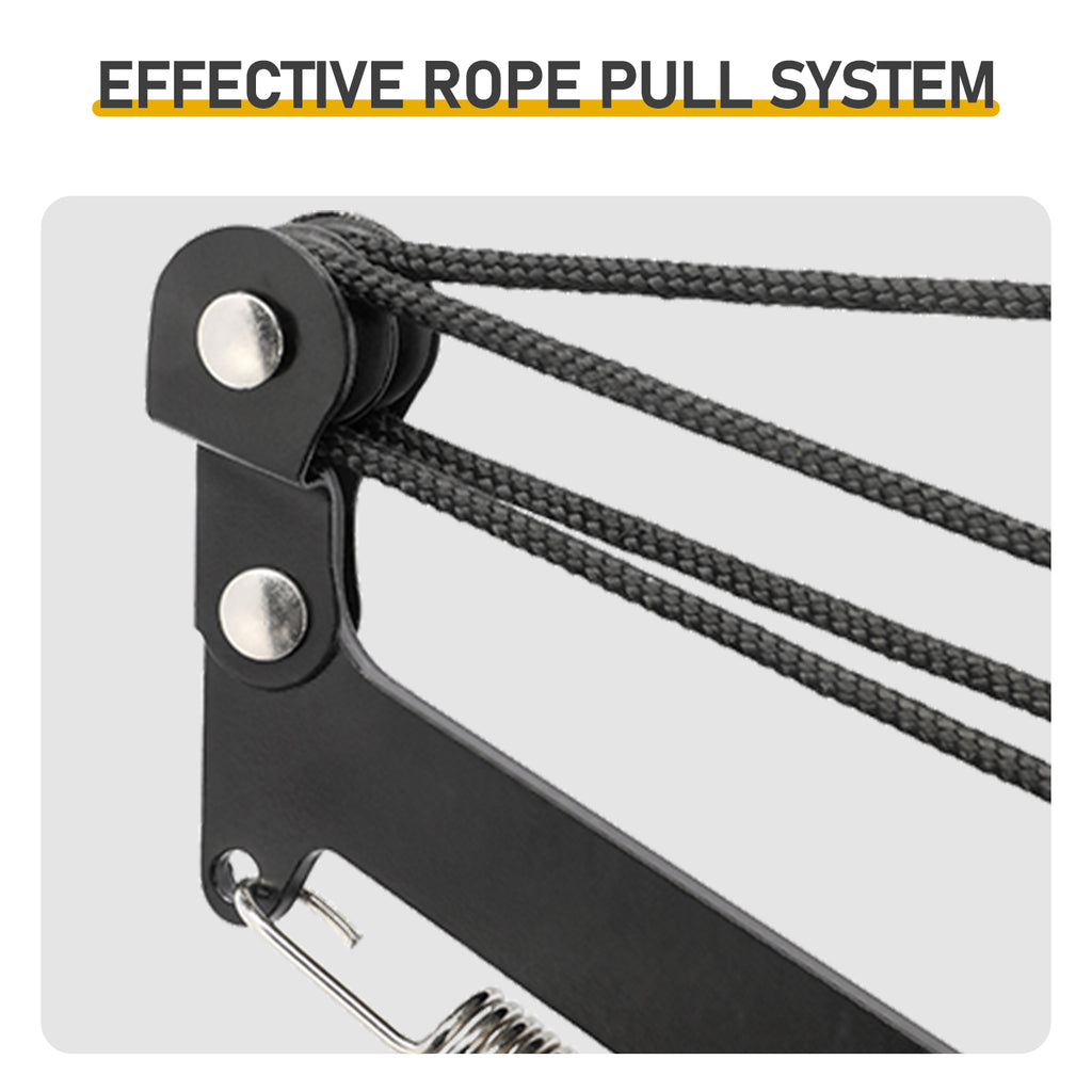 30ft Manual Pole Saw, Lightweight Tree Trimmers Long Handle Pruner Set, Sharp Steel Blade and Scissors Pole Saw for Trimming Palm, Pear Tree, Fir Tree, Other High Trees and Shrubs