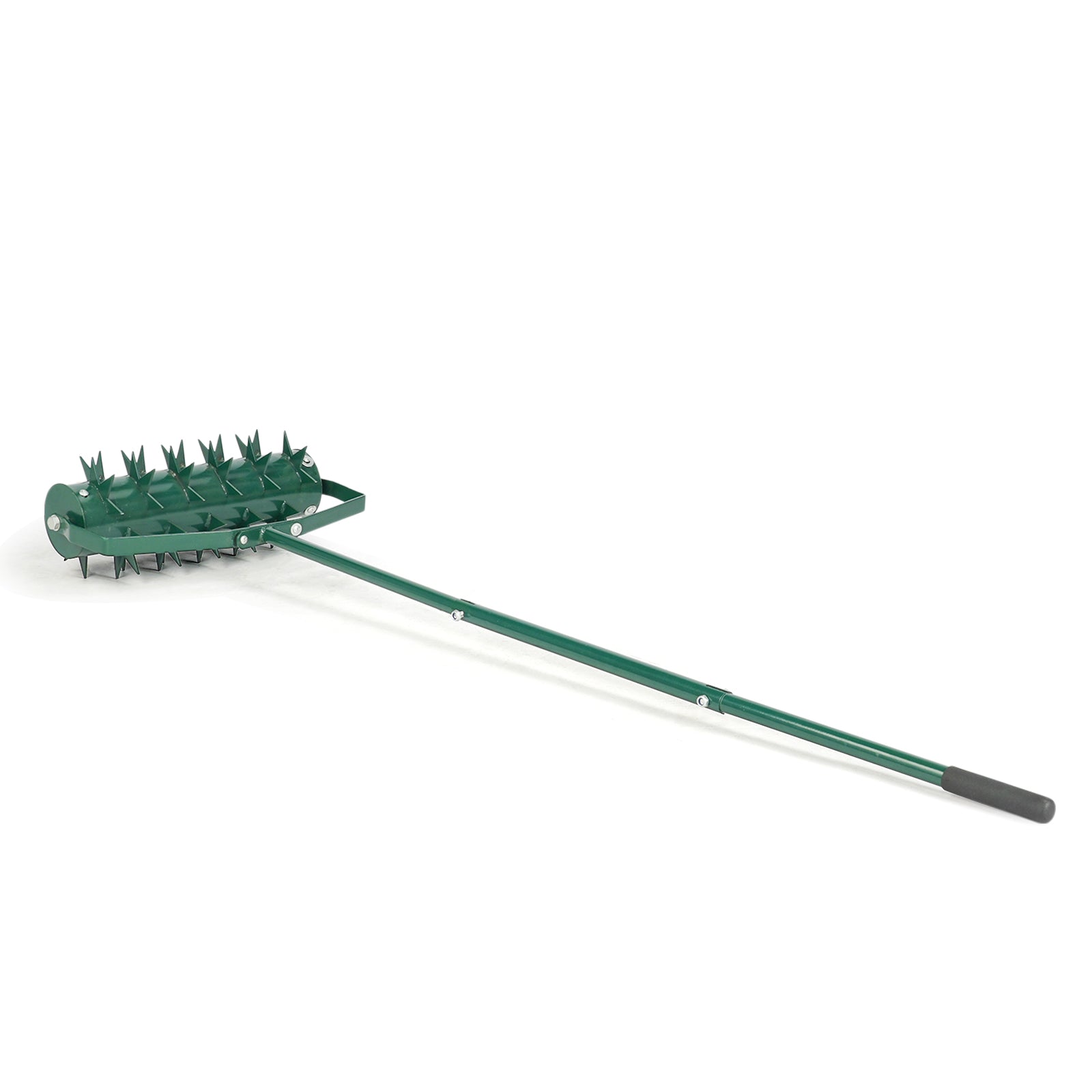 18in Lawn Aerator, Heavy Duty Rolling Aerator Lawn Tool, Manual Lawn Aerator Yard Aerator