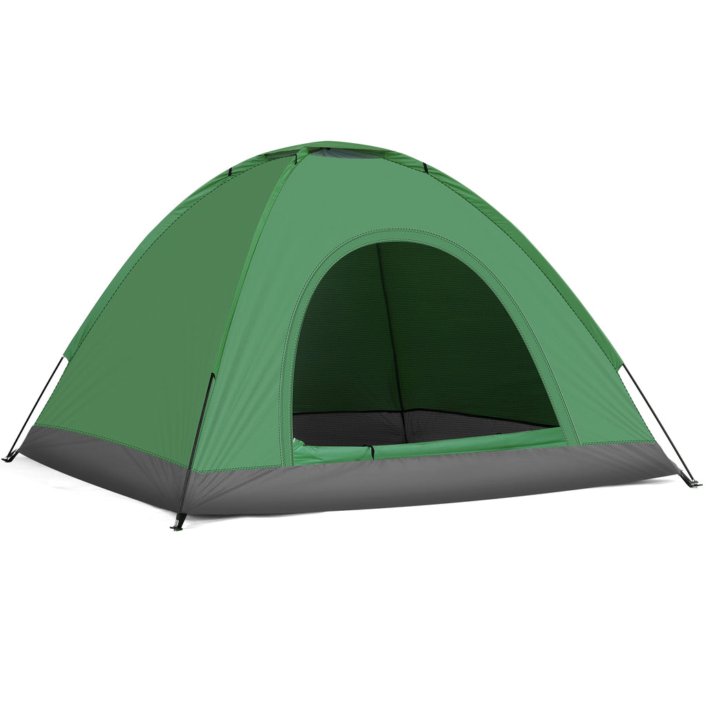 3-4 Person Camping Dome Tent Army Green
