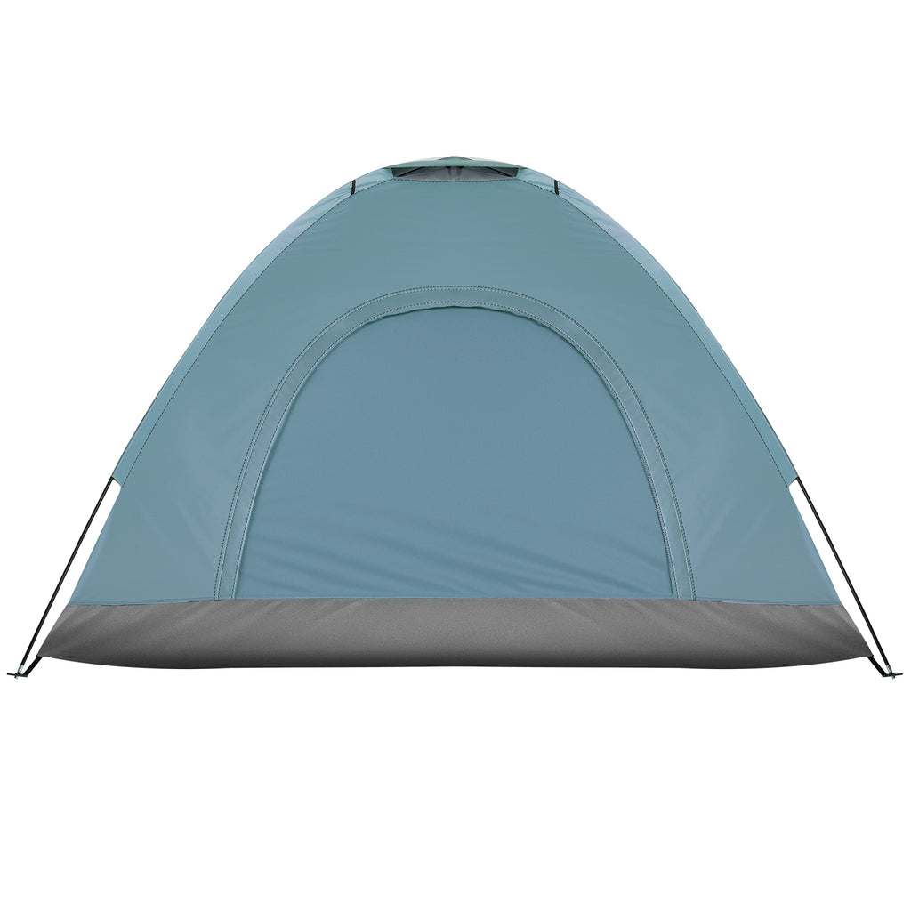 3-4 Person Camping Dome Tent Blue