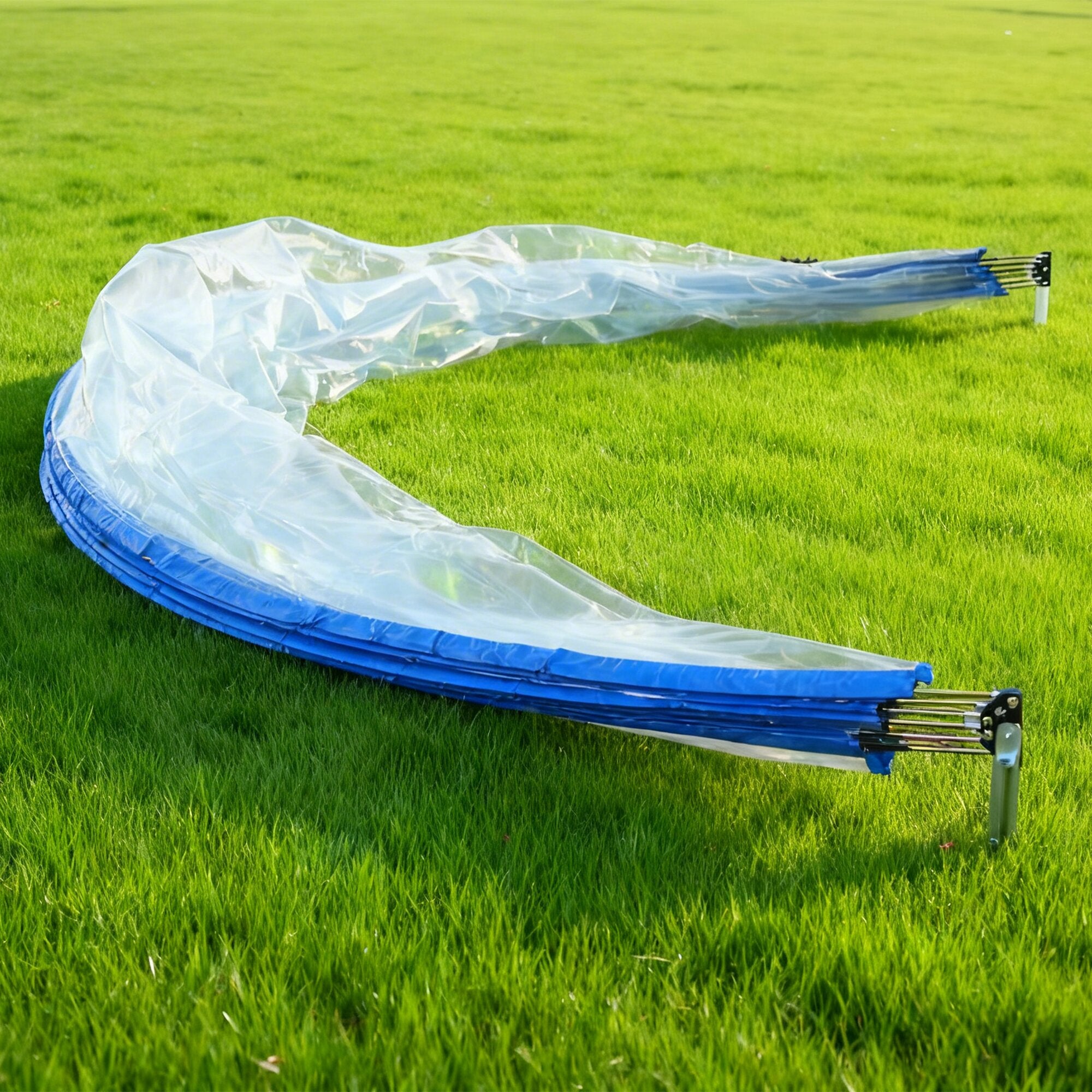18-foot retractable pool cover, PVC film fiberglass rod pool fence, outdoor swimming pool accessories