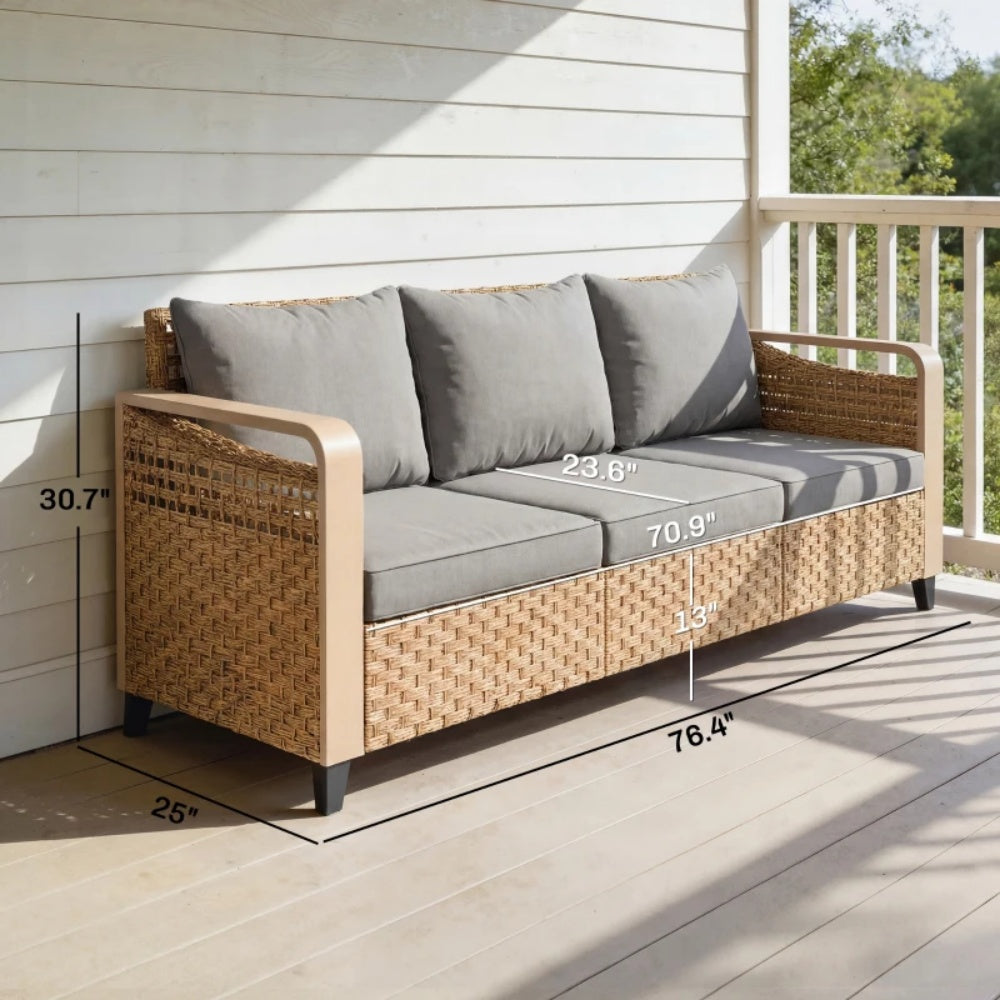 Rattan Wicker Sofa