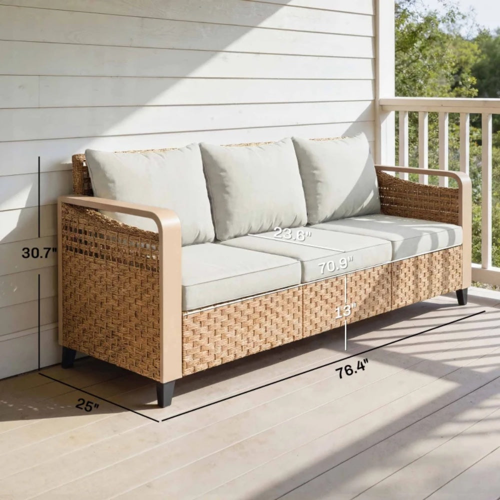 Rattan Wicker Sofa