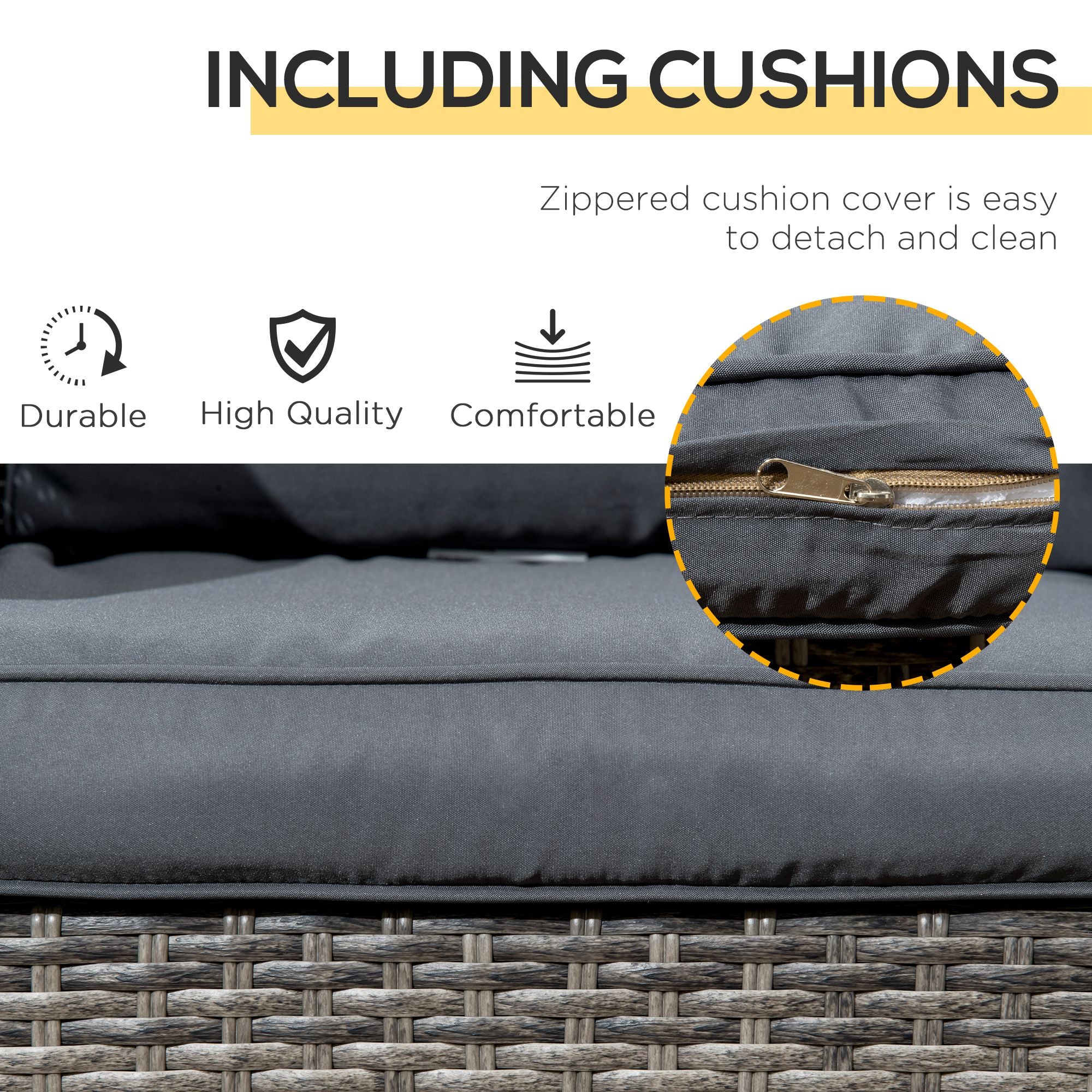 Rattan Sofa（Not Supported non-defective remorse returns）