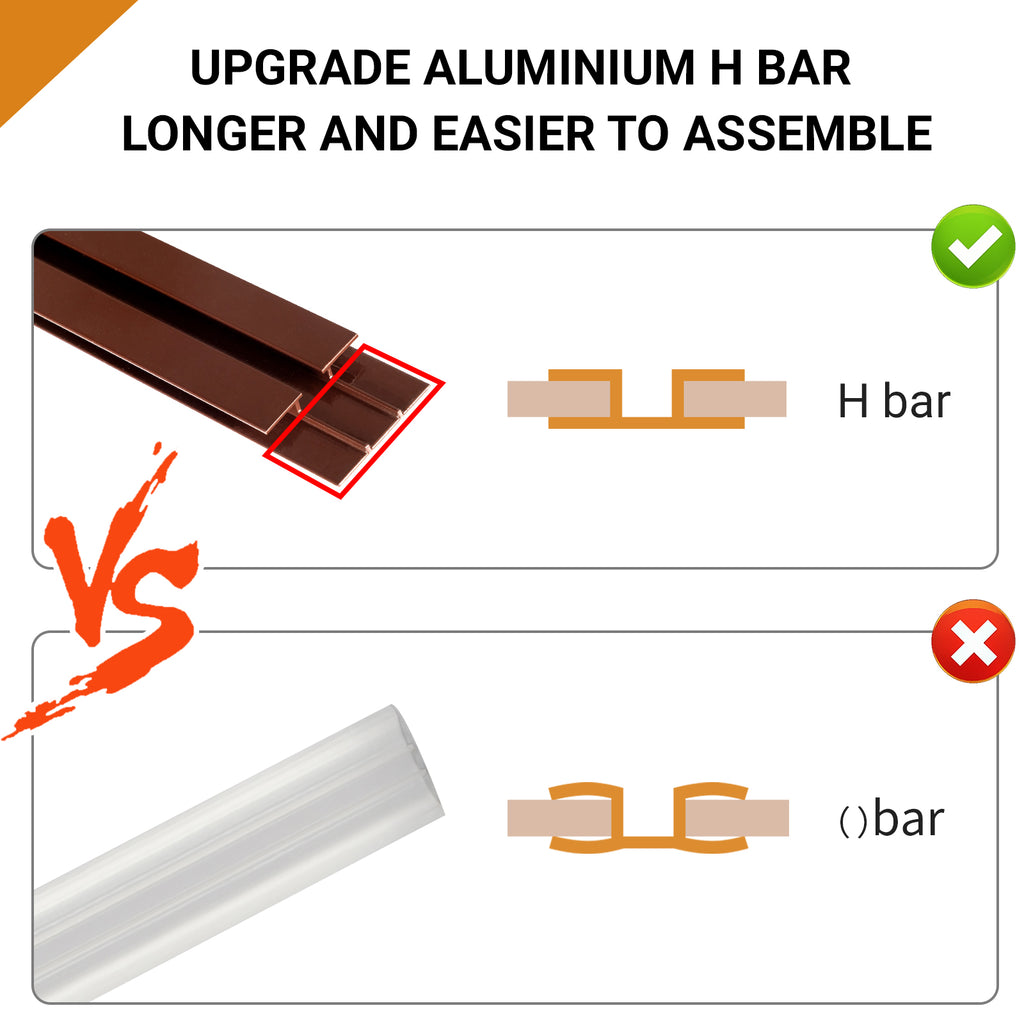 [Same Code：70596693]100 x 96cm Household Application Door & Window Rain Cover Eaves Brown Board & Black Holder