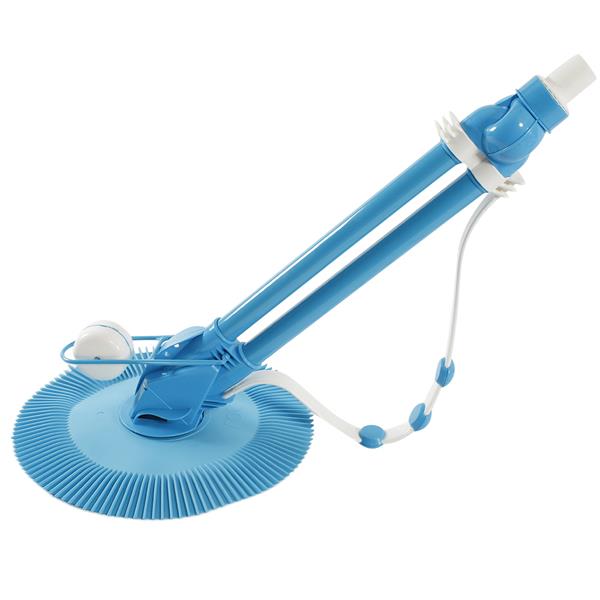 Auto Swimming Pool Cleaner with 10pcs Durable Hose Blue