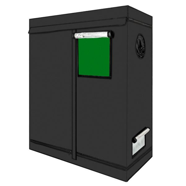 LY-120*60*150cm Home Use Dismountable Hydroponic Plant Growing Tent with Window Green & Black