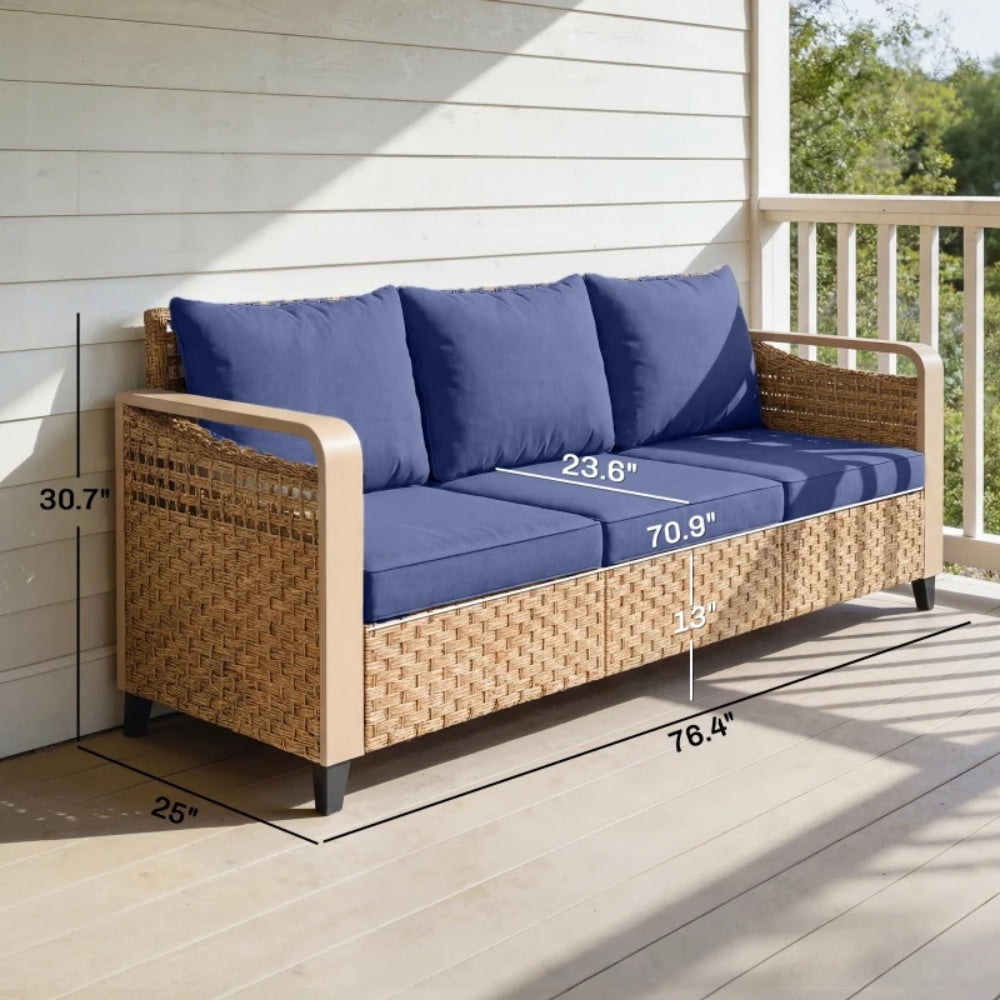 Rattan Wicker Sofa