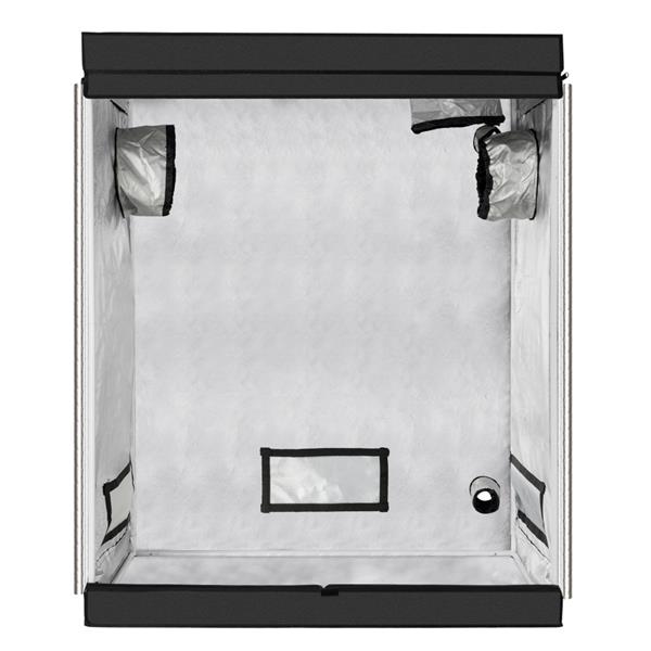 LY-120*60*150cm Home Use Dismountable Hydroponic Plant Growing Tent with Window Green & Black